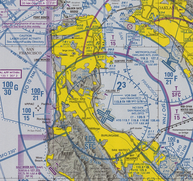 bay tour flight route